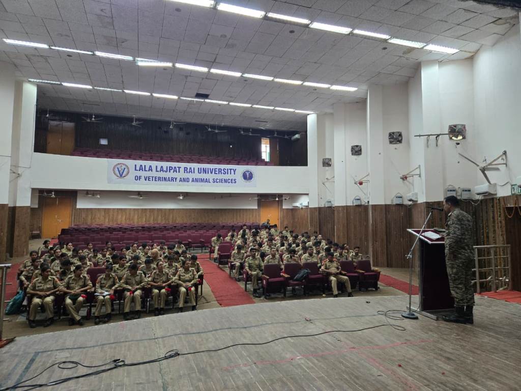 Special emphasis on military physical and personality development on the second day of NCC training camp